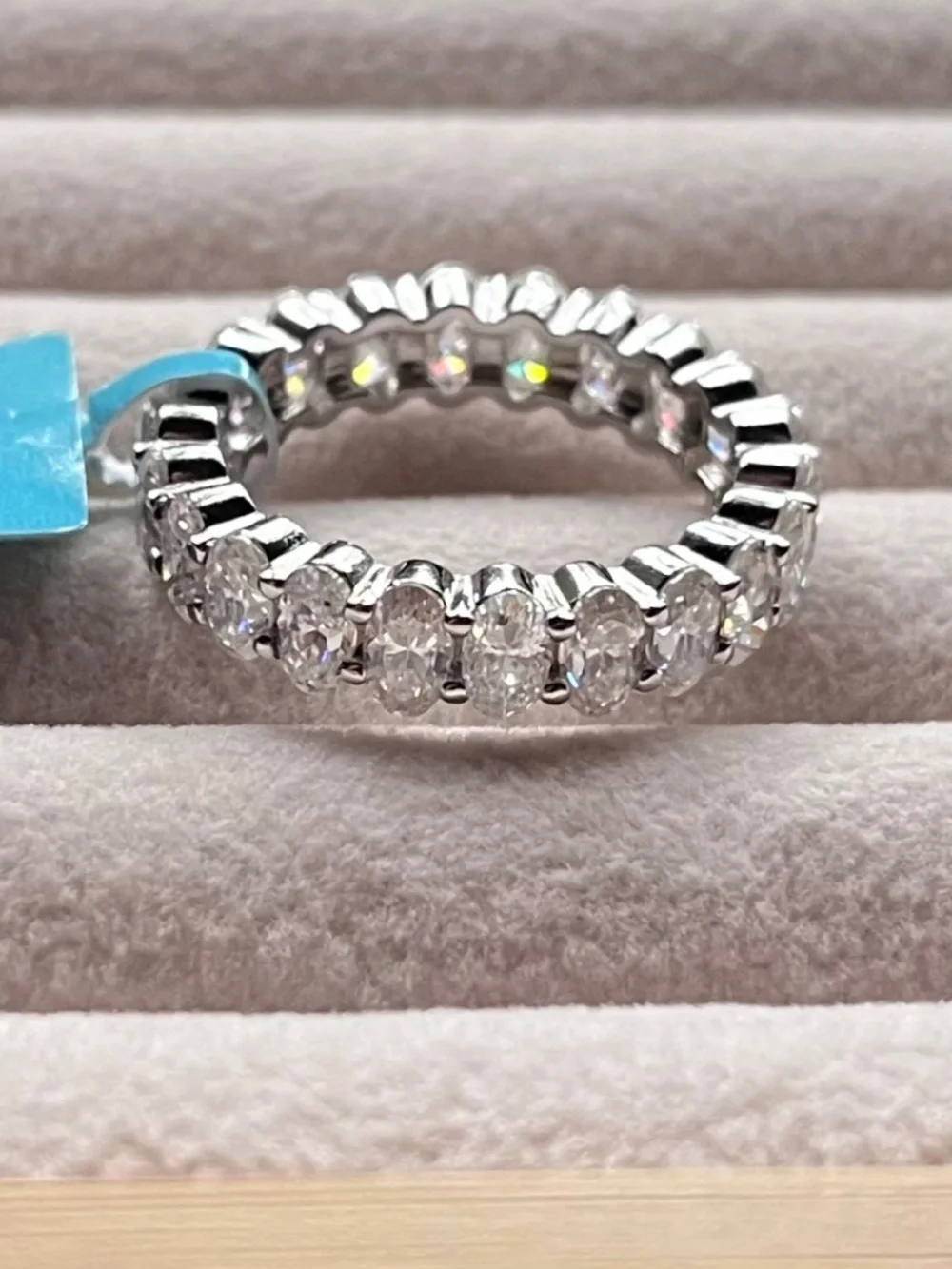 R120 | Oval-Cut Moissanite Eternity Band